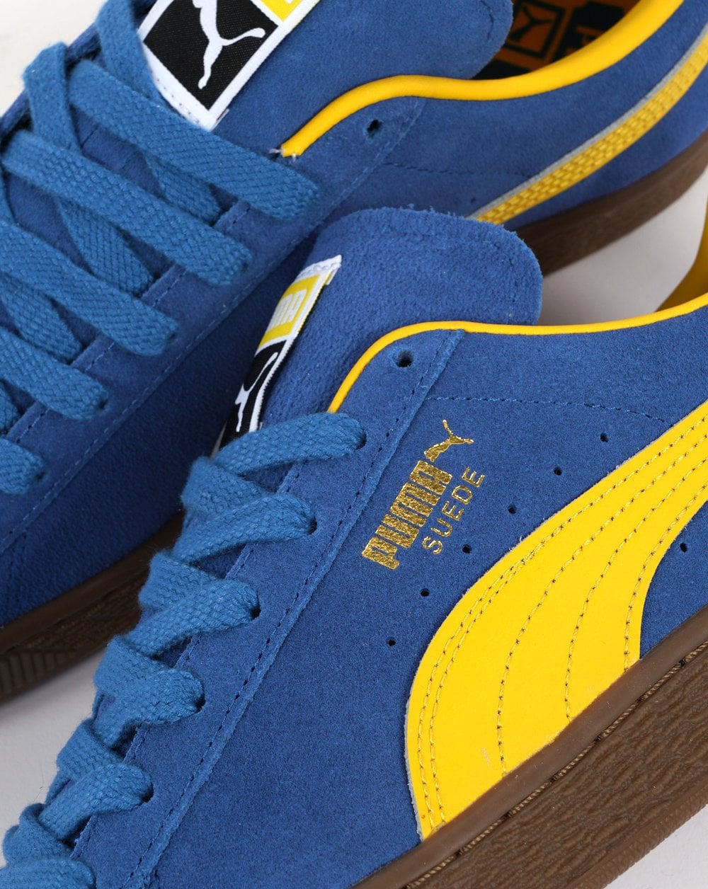 Puma Suede Trainer Bluebird Gelb