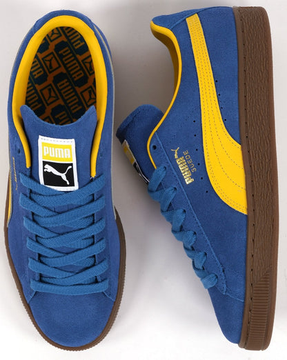 Puma Suede Trainer Bluebird Gelb
