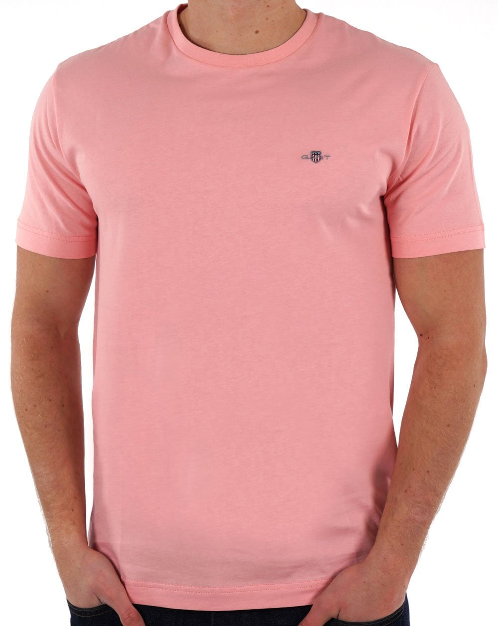 Gant Shield Crew T-Shirt Zartrosa