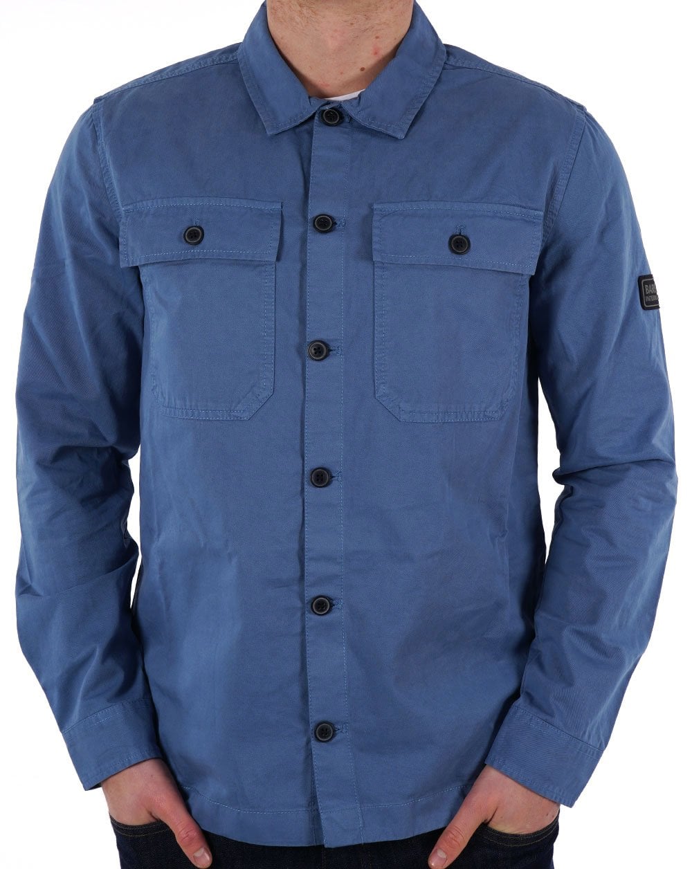 Barbour International Adey Overshirt Blue