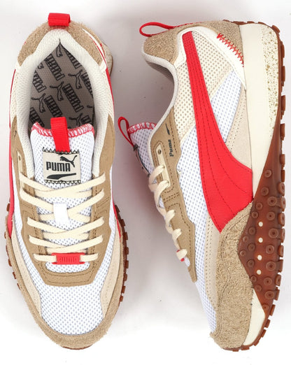 Puma Blktop Rider Preppy Trainer Weiß/Aktivrot