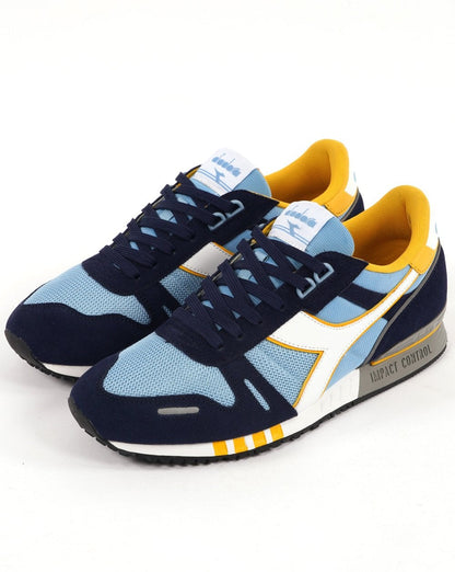 Diadora Titan Trainer Himmelblau/Gelb/Marineblau