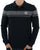 Sergio Tacchini Young Line LS Polo Shirt Black/Charcoal