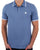 Pretty Green Barton Polo Shirt Mid Blue