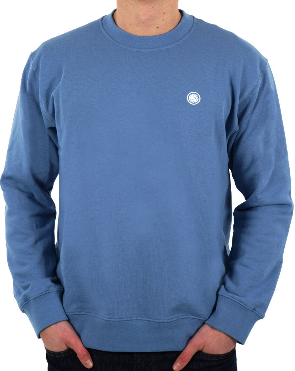 Pretty Green Standards Crew Sweatshirt Blau