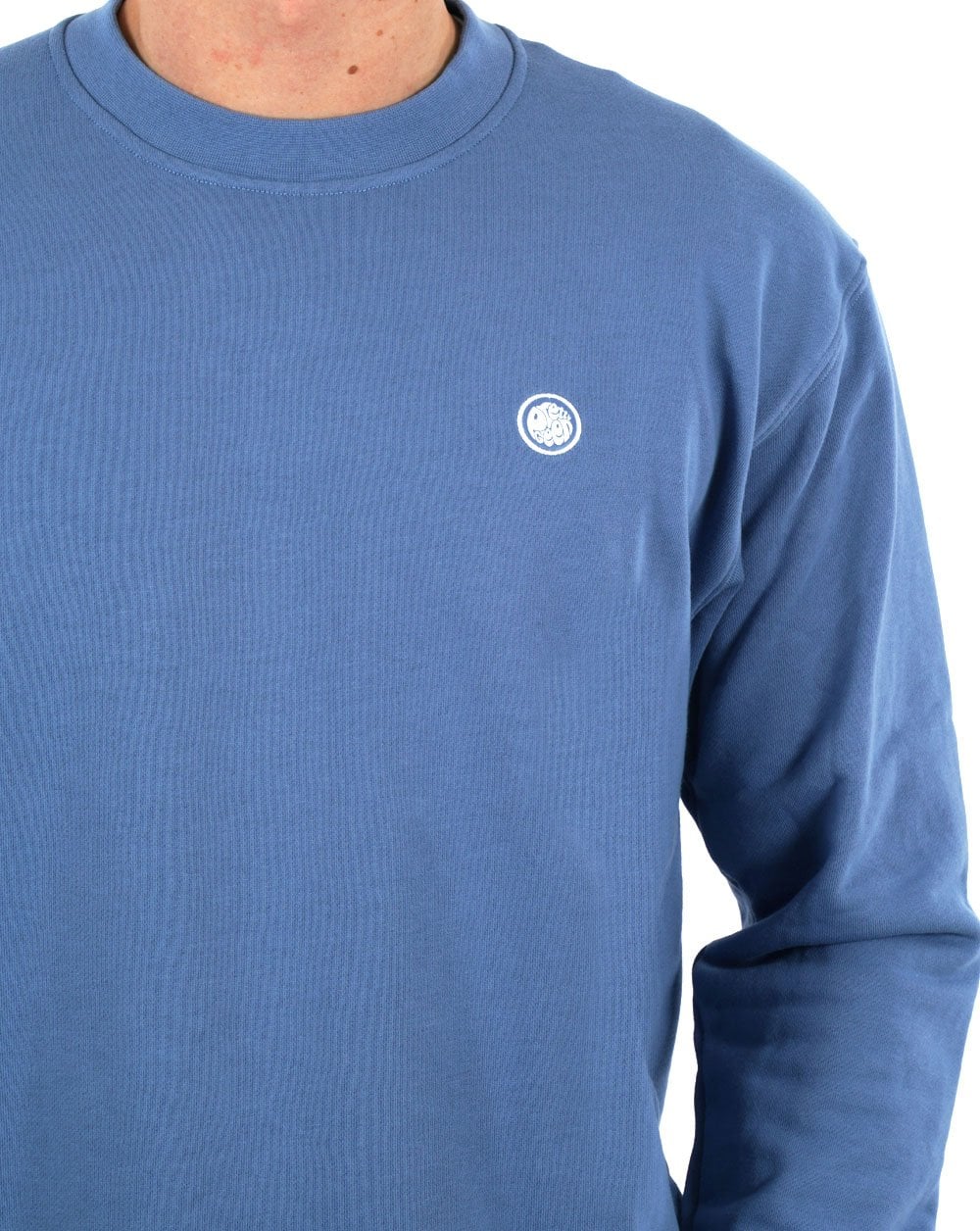 Pretty Green Standards Crew Sweatshirt Blau