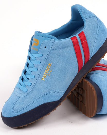 Patrick Rio Sneakers Mineralblau/Rot