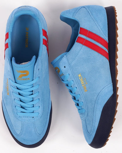 Patrick Rio Sneakers Mineralblau/Rot