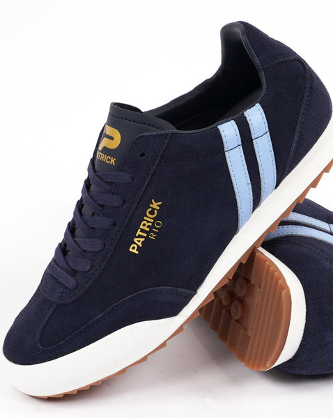 Patrick Rio Trainers Navy/Sky Blue