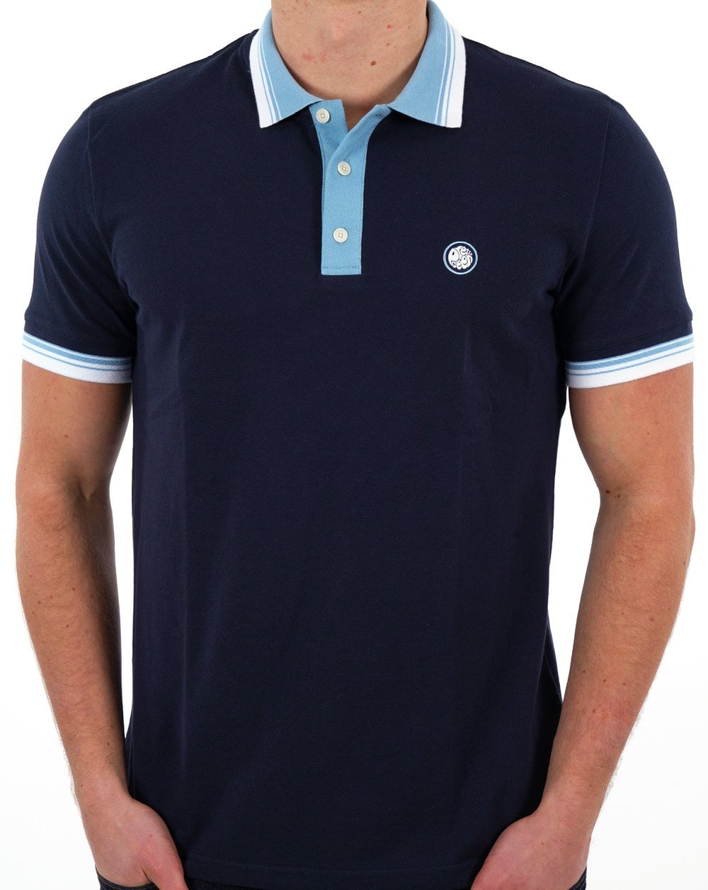 Pretty Green Prestleigh Poloshirt, Marineblau