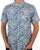 Pretty Green Marble Short Sleeve Shirt Blue