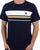 Pretty Green Prestleigh Chest Stripe T-shirt Navy
