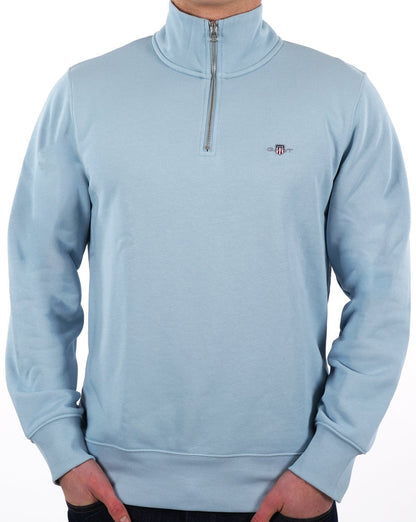 Gant Shield Half Zip Sweatshirt Blau