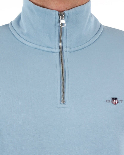 Gant Shield Half Zip Sweatshirt Blau