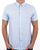 Barbour Striped Oxtown Short Shirt Sky Blue