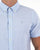 Barbour Striped Oxtown Short Shirt Sky Blue