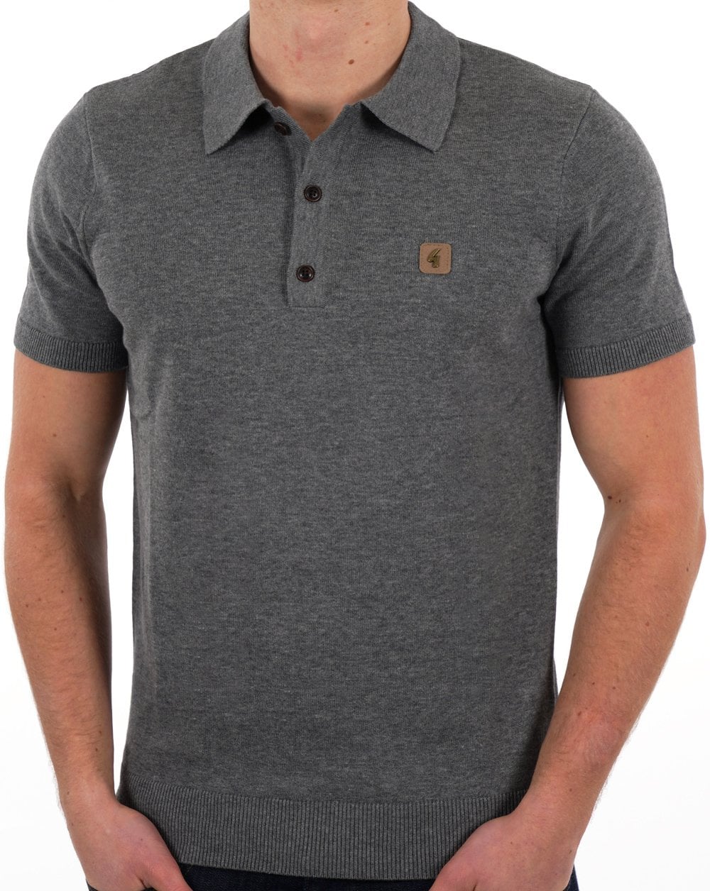 Gabicci Vintage Jackson Strickpolo Grau