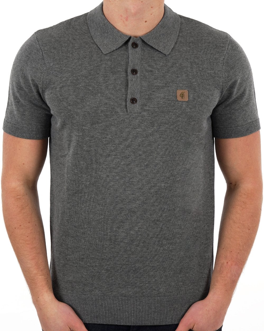Gabicci Vintage Jackson Strickpolo Grau
