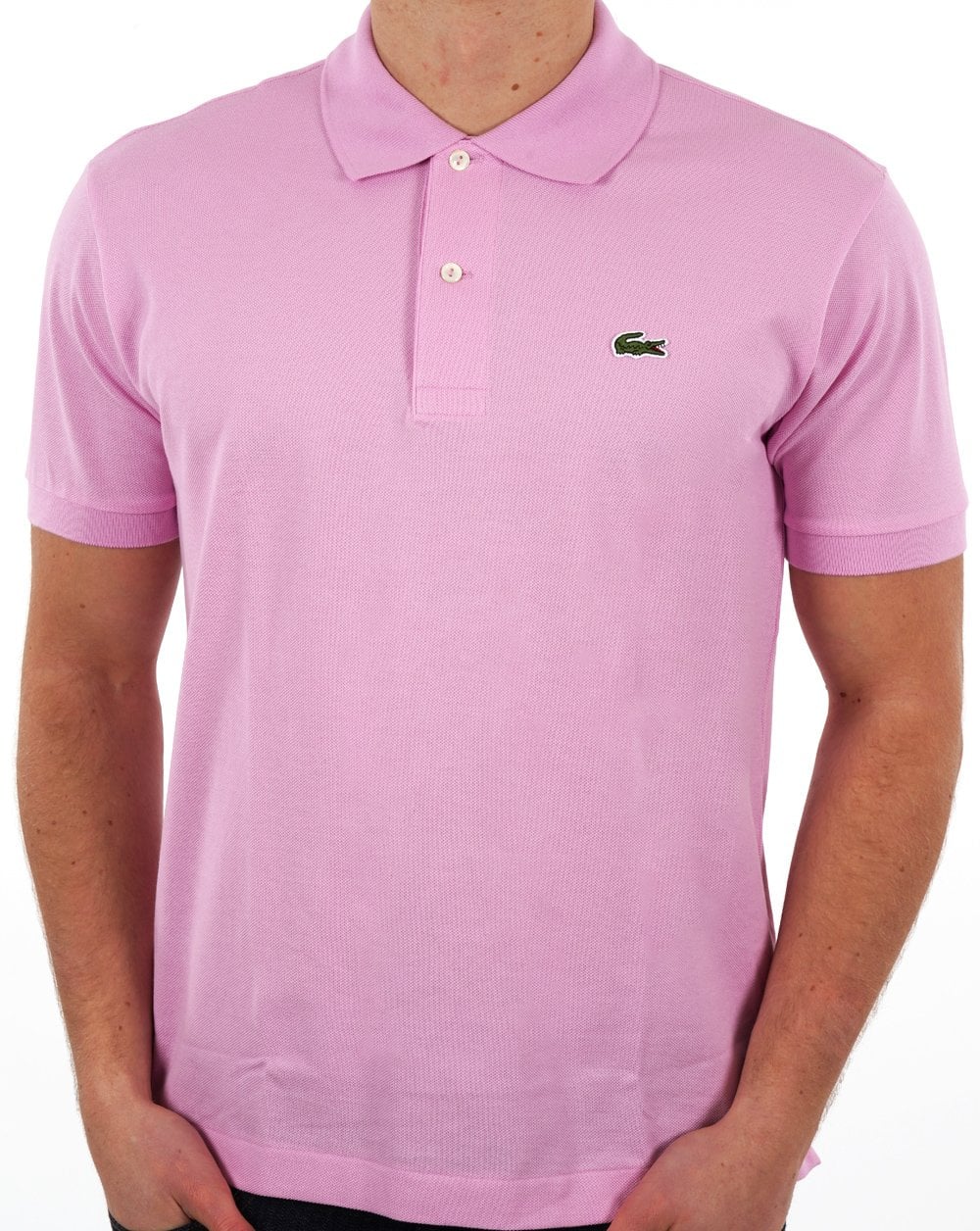 Lacoste – Klassisches Poloshirt in Gelato-Pink