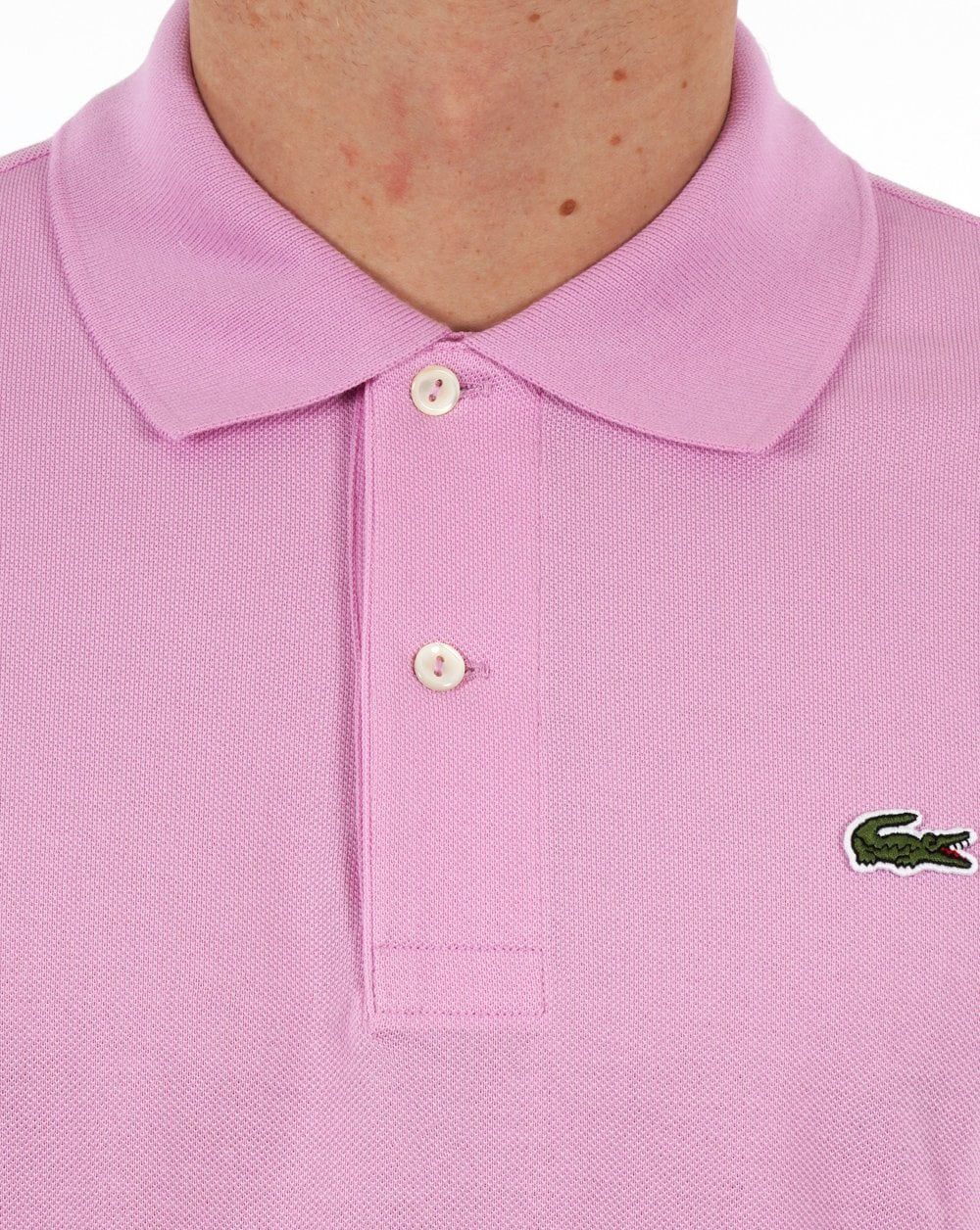 Lacoste – Klassisches Poloshirt in Gelato-Pink