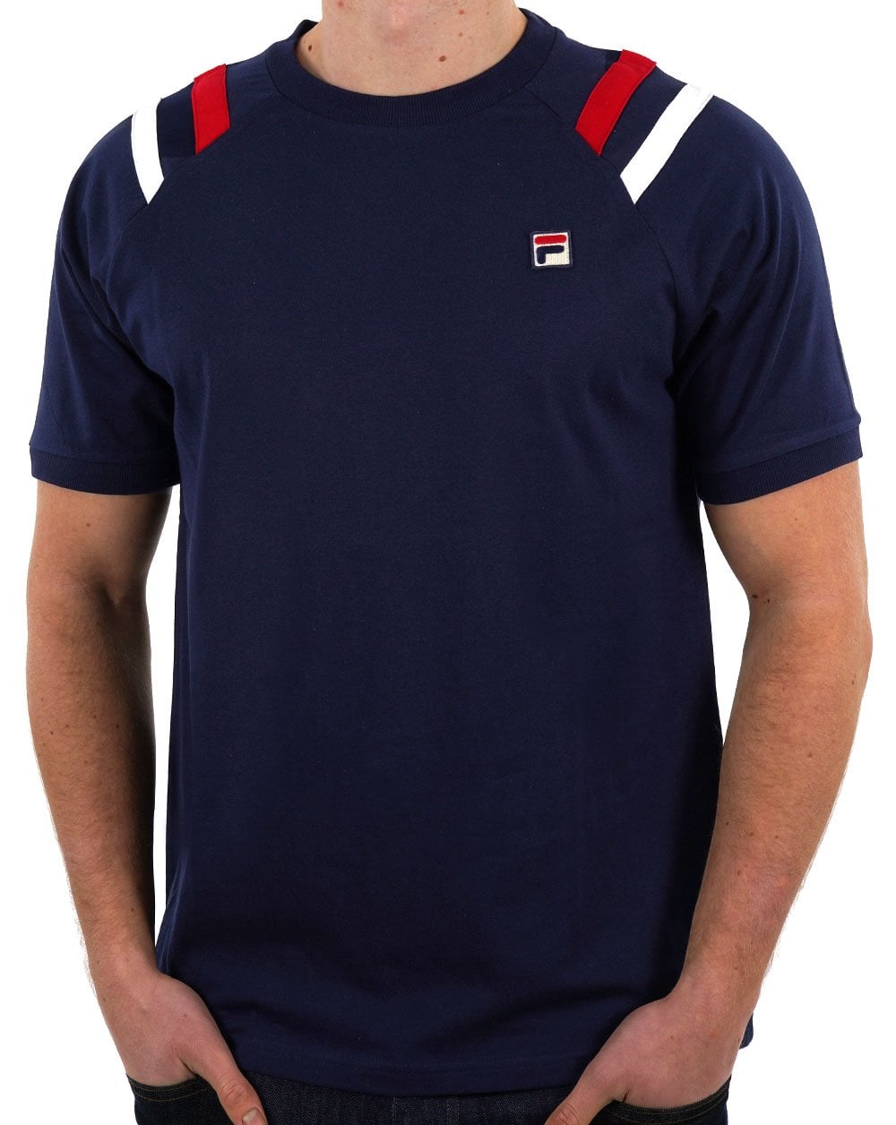 Fila Vintage Dyer Mk2 T-Shirt Marineblau