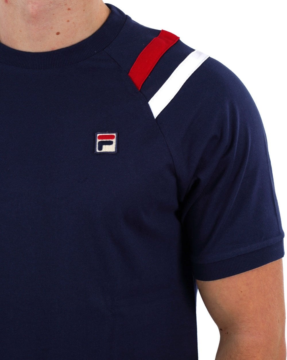 Fila Vintage Dyer Mk2 T-Shirt Marineblau