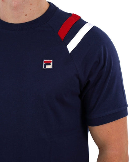 Fila Vintage Dyer Mk2 T-Shirt Marineblau