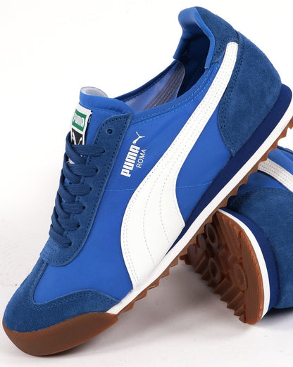 Puma Roma OG Nylon Trainer Königsblau/Weiß