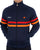 Ellesse Rimini Track Top Navy Red Orange