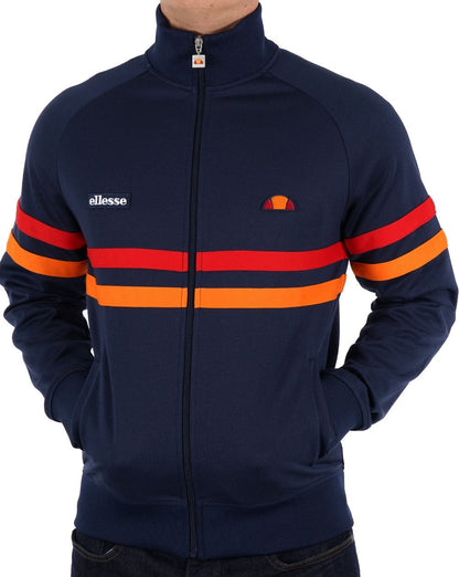 Ellesse Rimini Trainingsjacke Marineblau Rot Orange