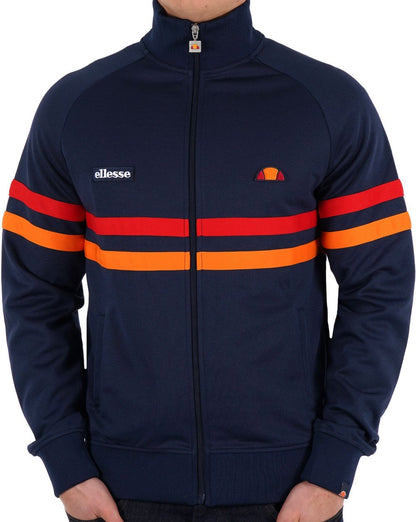 Ellesse Rimini Trainingsjacke Marineblau Rot Orange