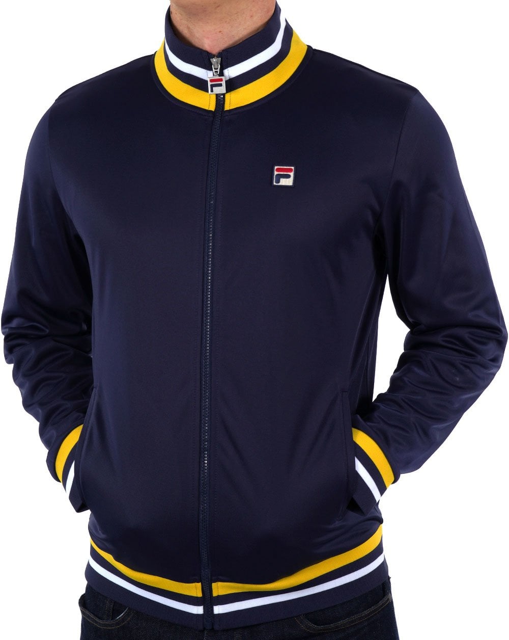 Fila – Vintage Dane – Trainingsjacke in Marineblau