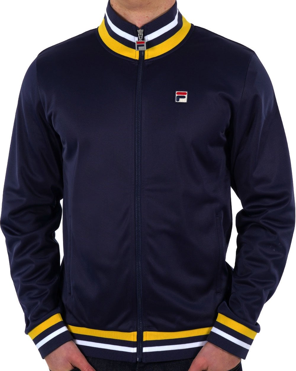 Fila – Vintage Dane – Trainingsjacke in Marineblau