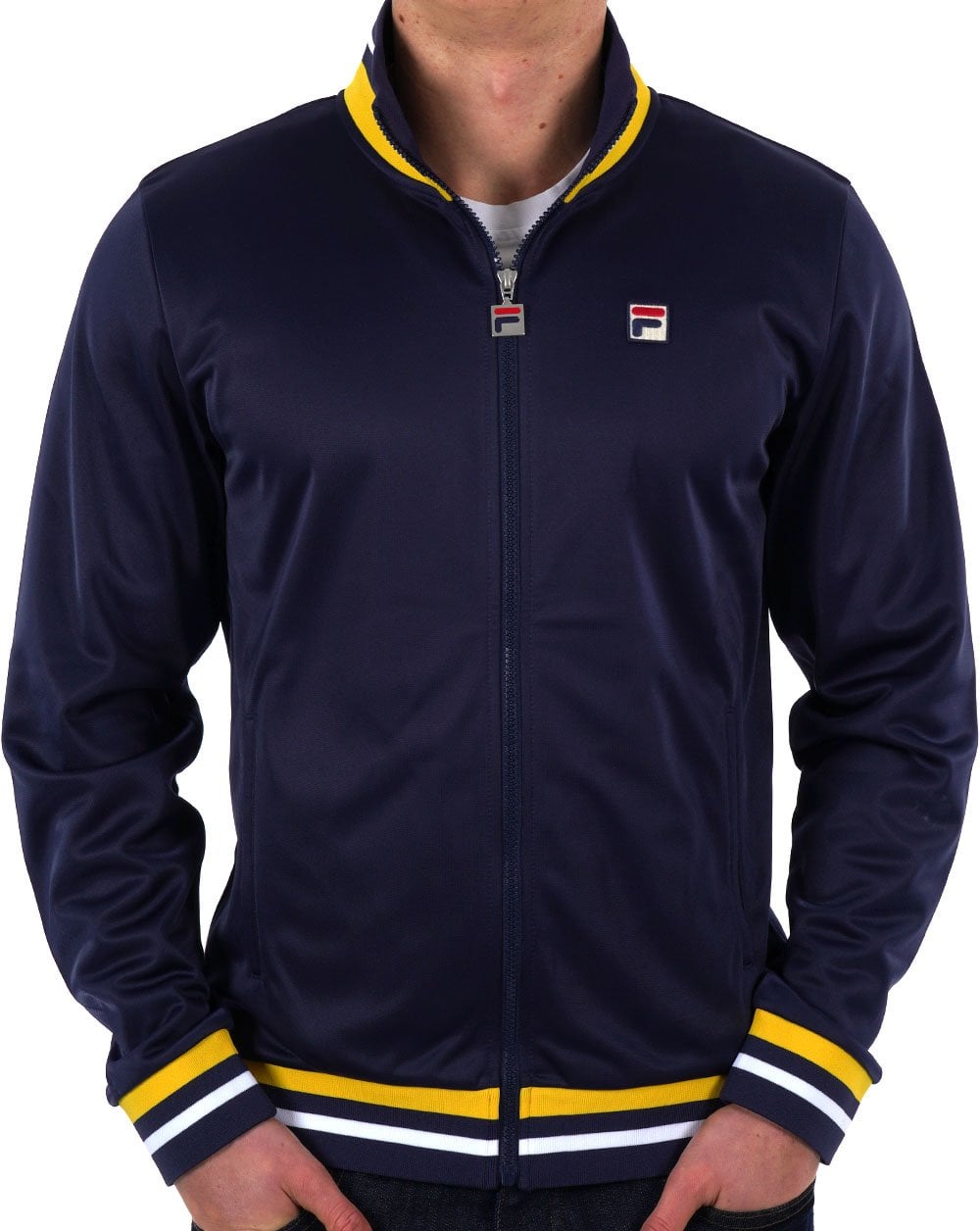 Fila – Vintage Dane – Trainingsjacke in Marineblau