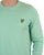 Lyle & Scott Cotton Crew Neck Jumper Pastel Green