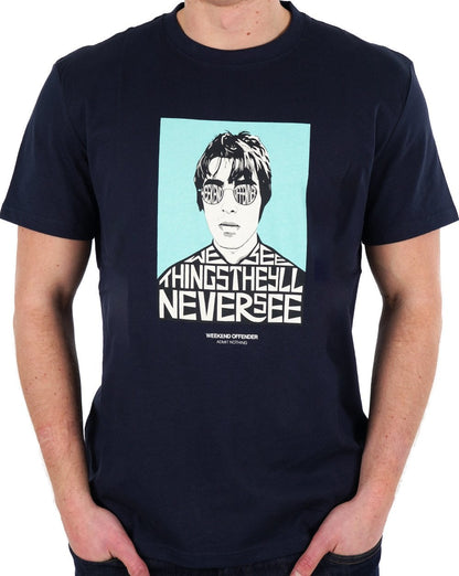 Weekend Offender Forever T-Shirt Marineblau