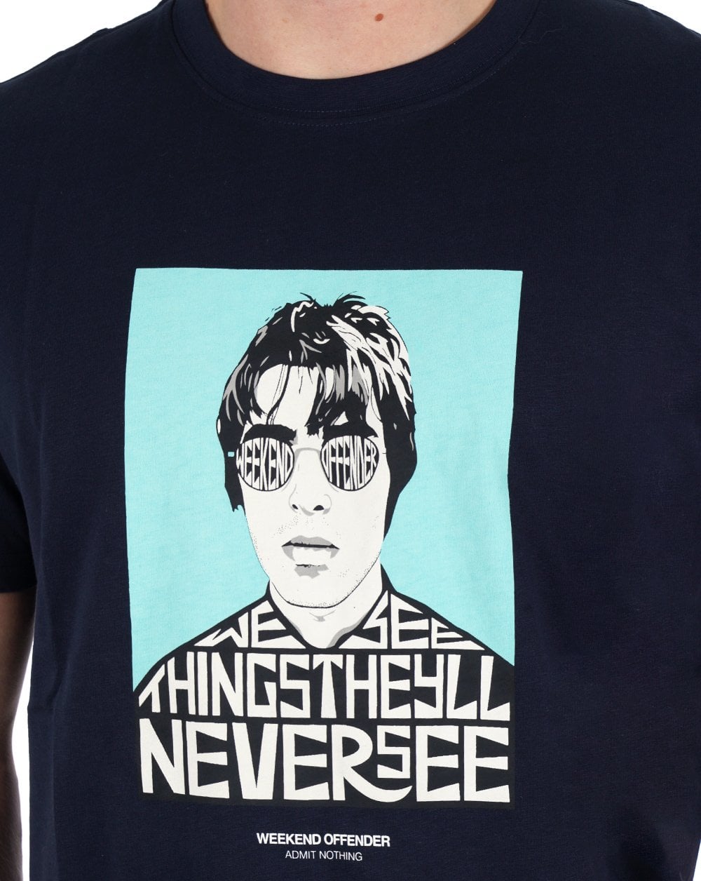 Weekend Offender Forever T-Shirt Marineblau