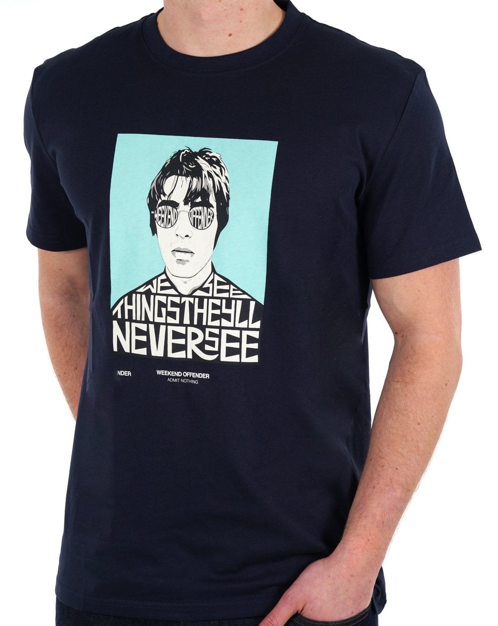 Weekend Offender Forever T-Shirt Marineblau