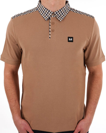 Weekend Offender Costa Polo Shirt Cognac
