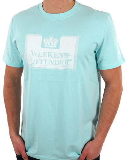 Weekend Offender Bonpensiero T-Shirt Hellblau