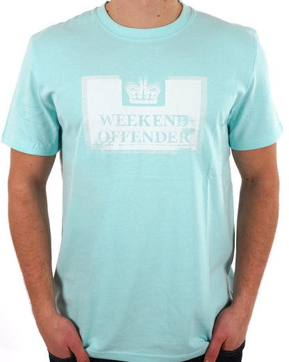 Weekend Offender Bonpensiero T-Shirt Hellblau