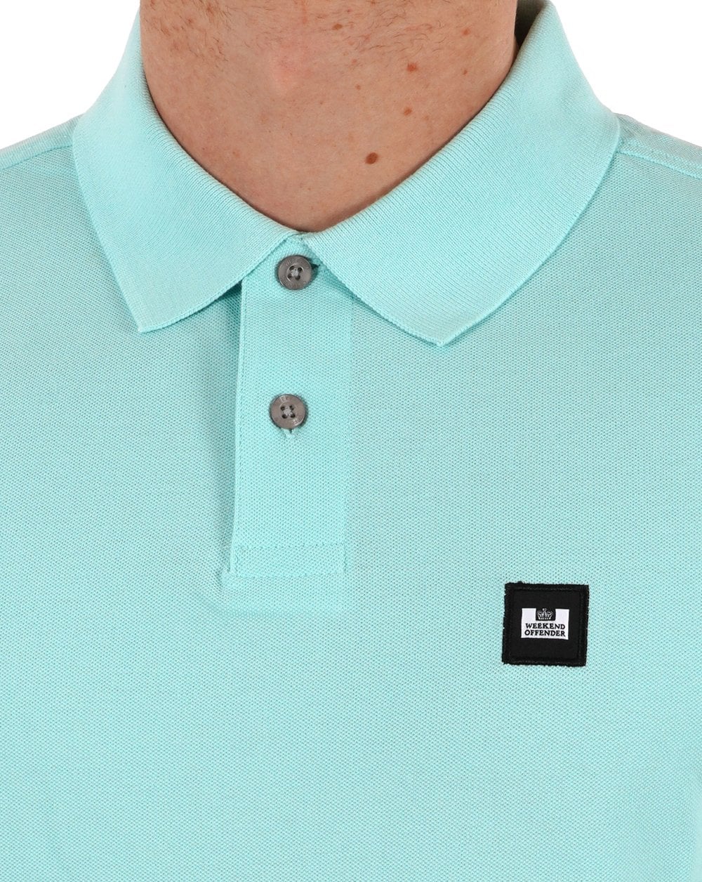 Weekend Offender Poloshirt Hellblau