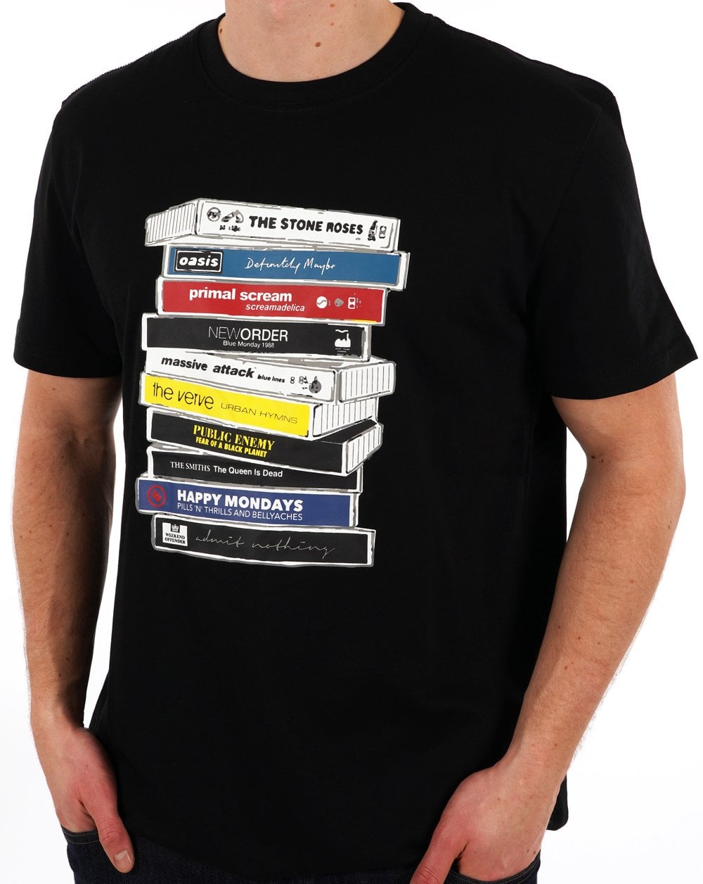 Weekend Offender Kassetten T-Shirt Schwarz