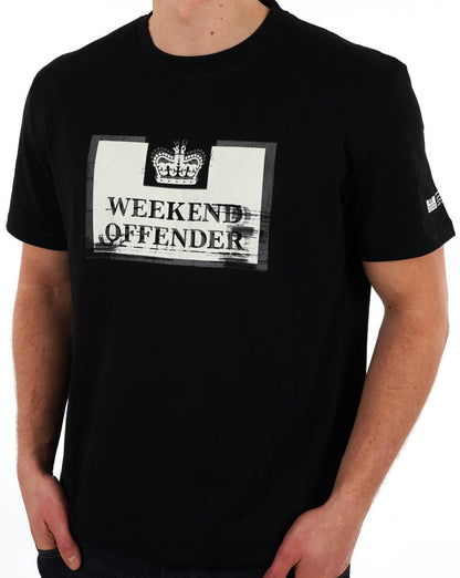 Weekend Offender Bonpensiero T-Shirt Schwarz
