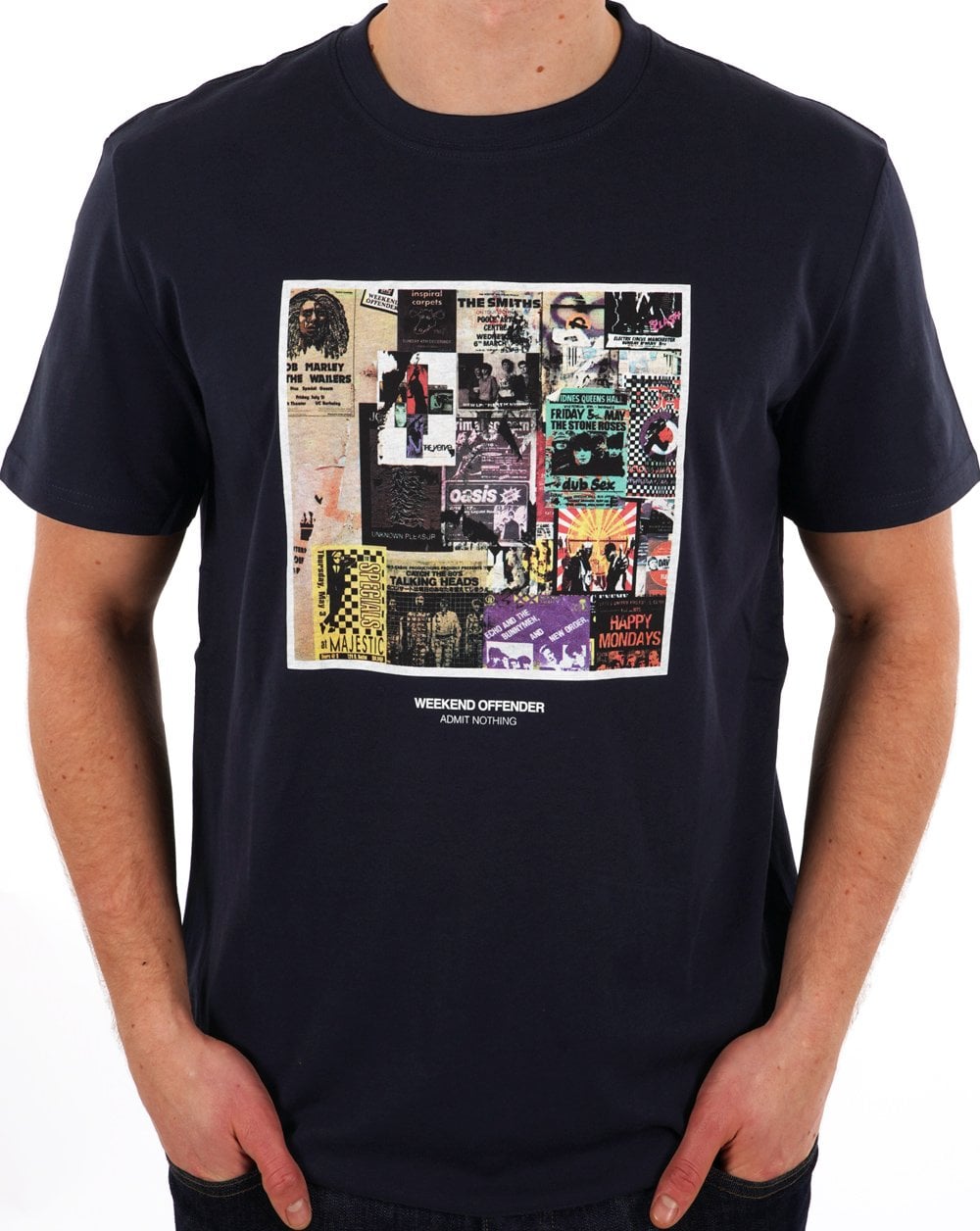 Weekend Offender Posters T-Shirt Marineblau