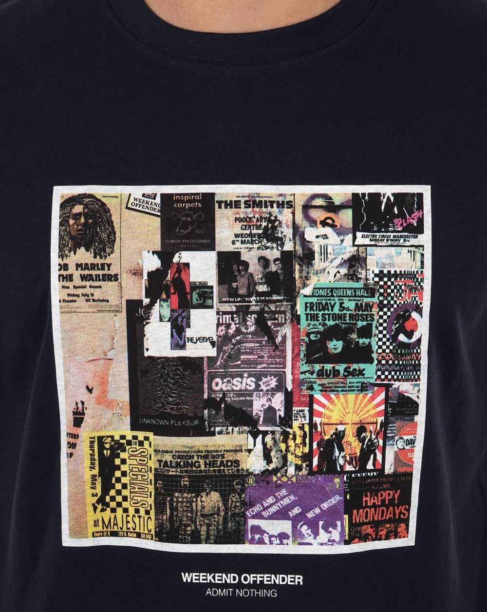 Weekend Offender Posters T-Shirt Marineblau