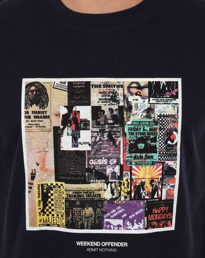 Weekend Offender Posters T-Shirt Marineblau