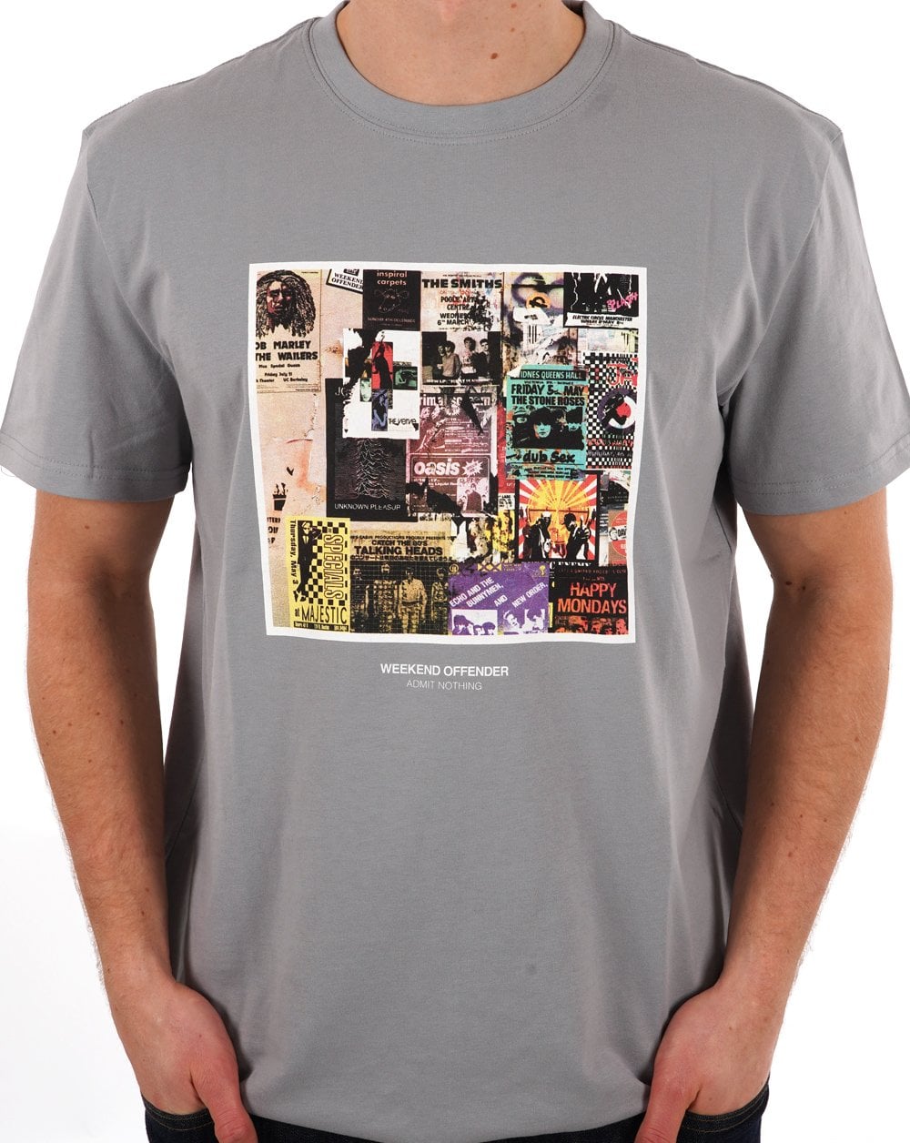 Weekend Offender Posters T-Shirt Smokey Grey