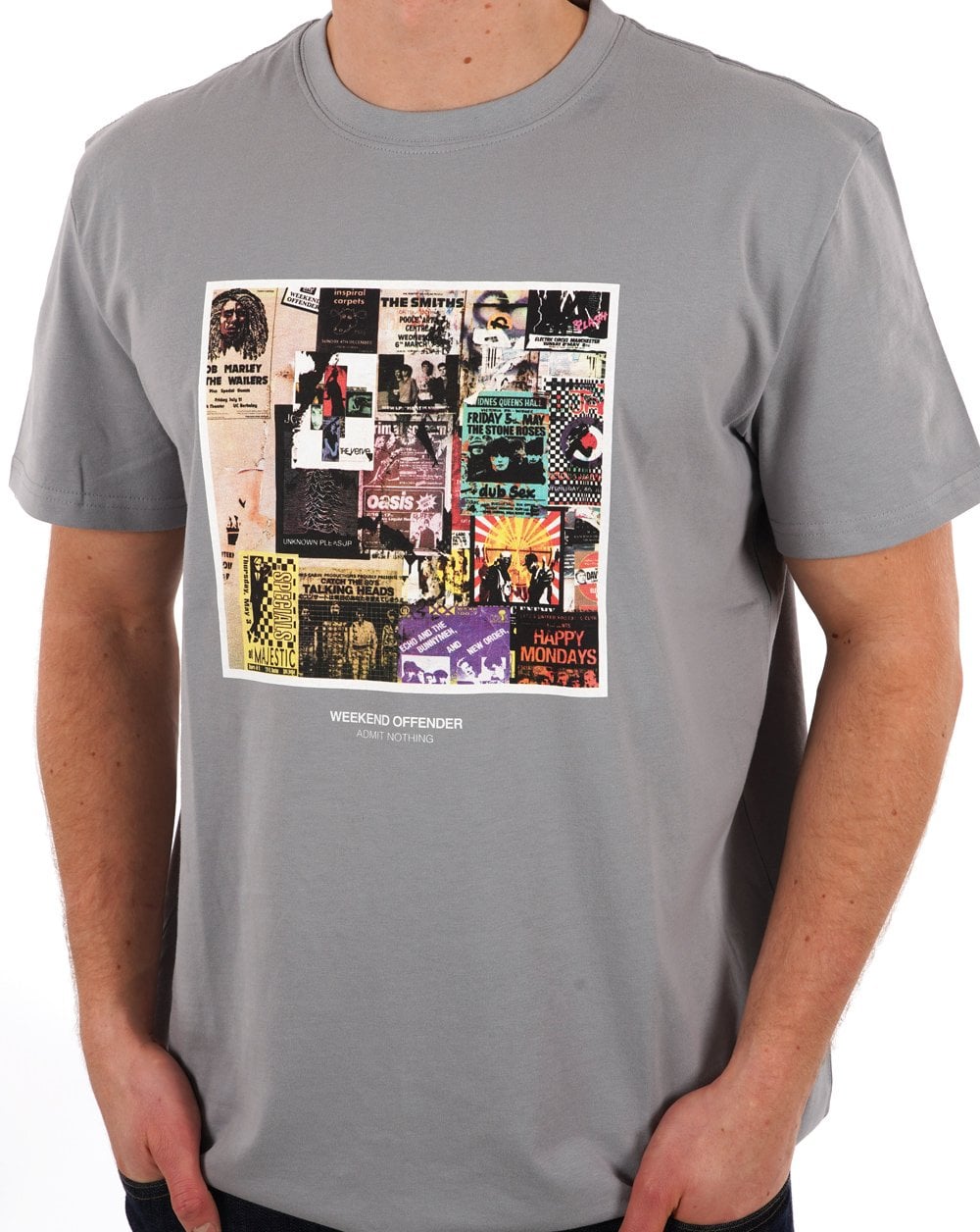Weekend Offender Posters T-Shirt Smokey Grey