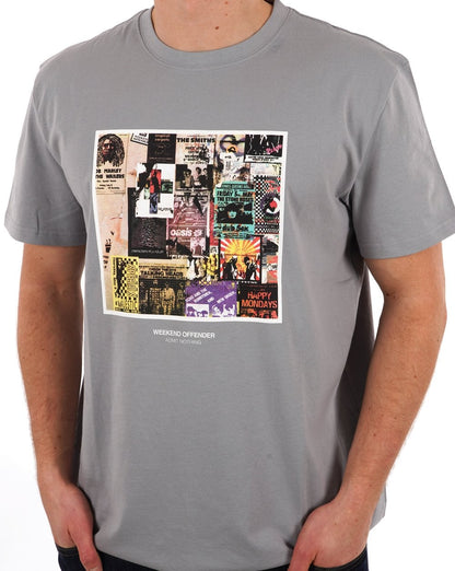 Weekend Offender Posters T-Shirt Smokey Grey